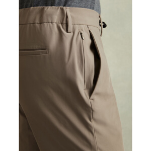 REISS SPLIT Technical Drawstring Trousers